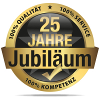 25 Jahre Siegel gold
